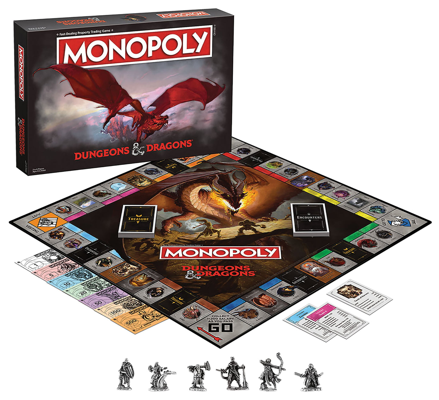 Monopoly Dungeons & Dragons Edition Board Game